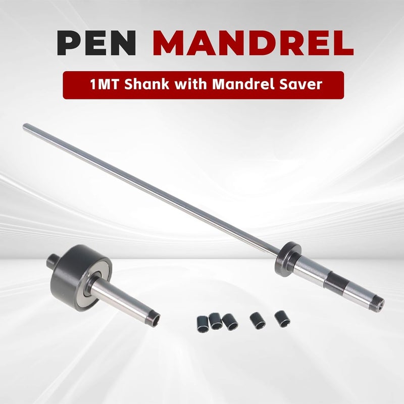 findmall Turning Tools, Pen Mandrel Pen Turning Mandrel 1MT Fit for Turning Machine - Image 5